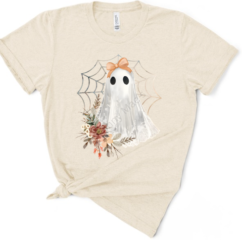 Floral Ghost | Adult Tee