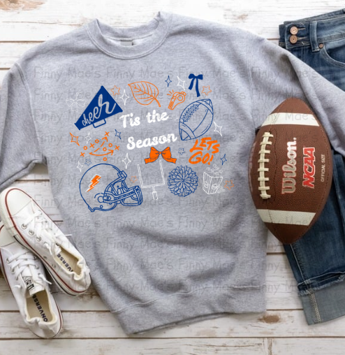Edison Chargers Tis' The Season | Adult Crew Sweatshirt