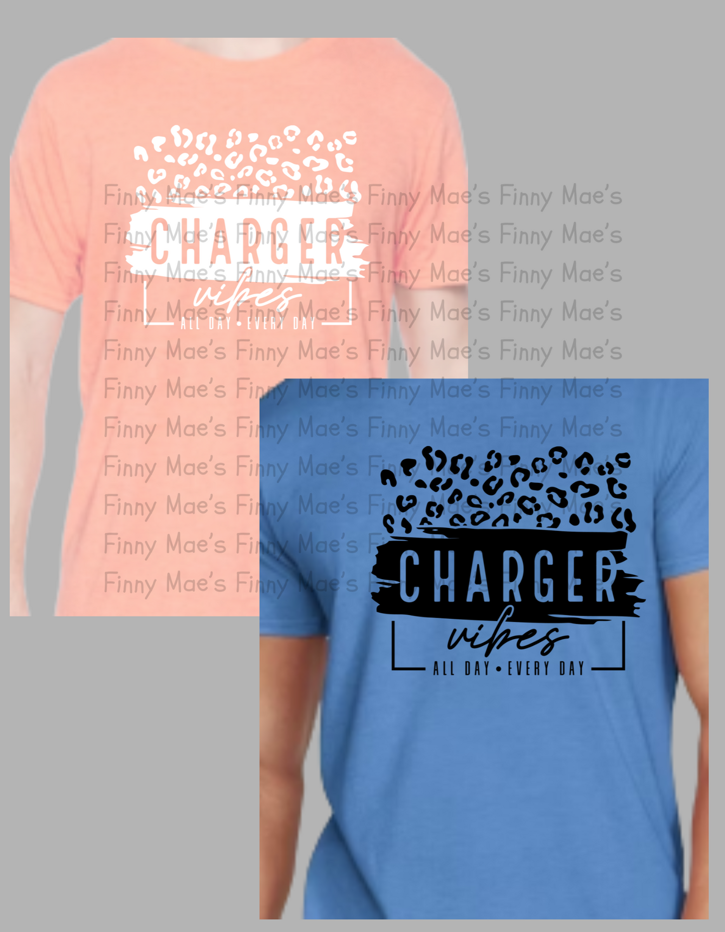 Edison Chargers "Vibes" Colored Tee | Youth Tee
