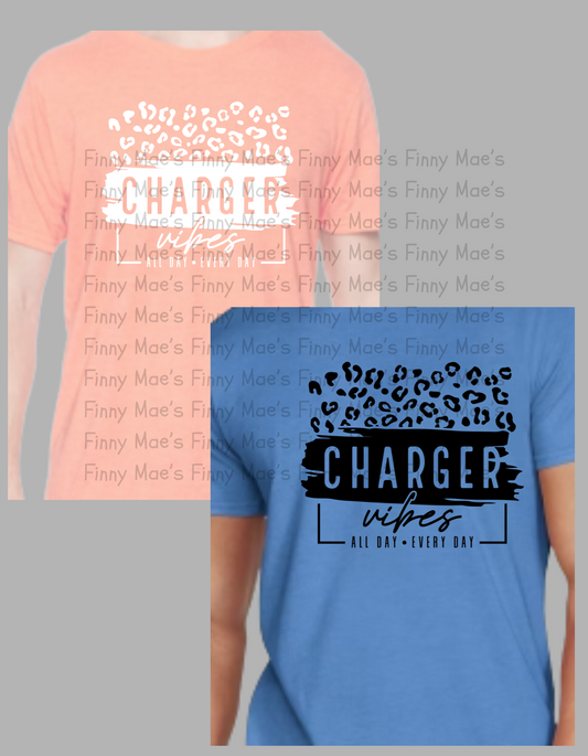 Edison Chargers "Vibes" Colored Tee | Adult Tee