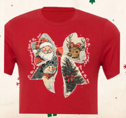 Holiday Vintage Bow | Adult Tee