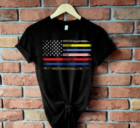 First Responder Flag | Adult Tee