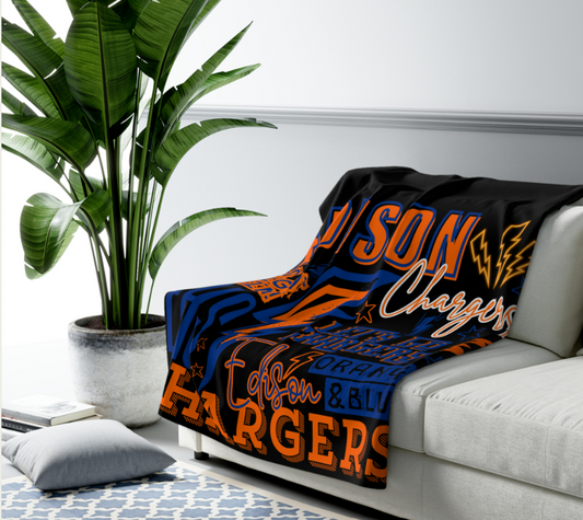 Chargers Fleece Blanket