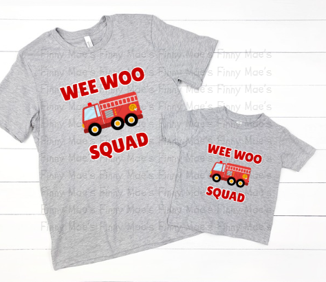 Fire Wee Woo | Infant, Toddler & Youth Tee